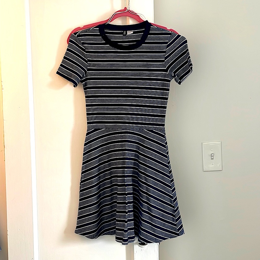 DIVIDED Navy Striped Sailor Dress ⚓️